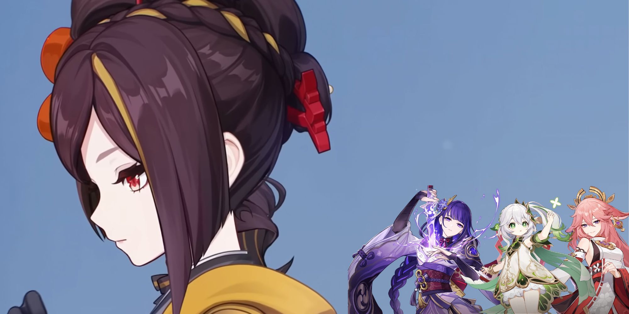 Genshin Impact Chiori Raiden Nahida Yae Miko