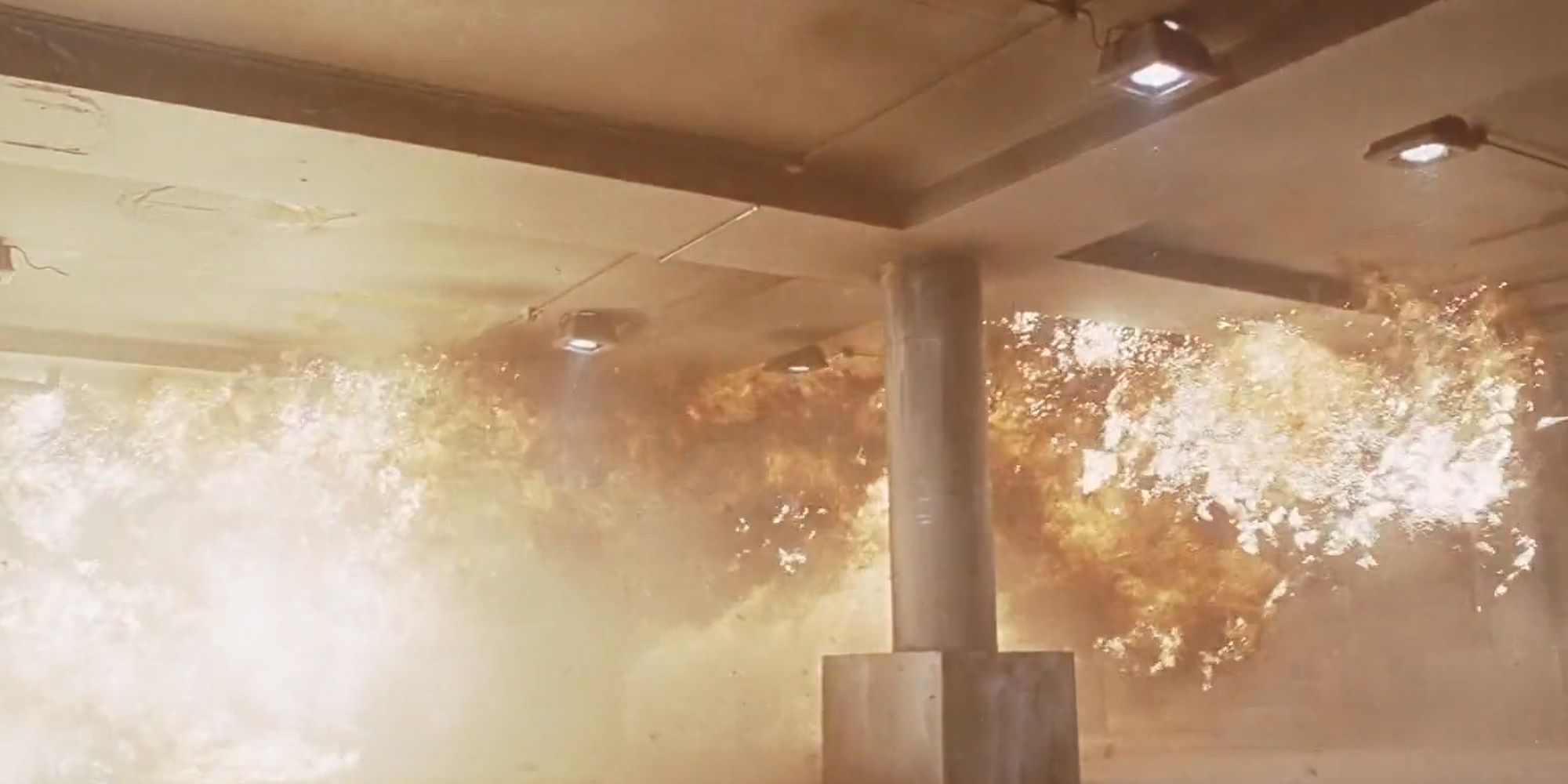 Batman Begins: Ra's Al Ghul Dying In A Massive Explosion