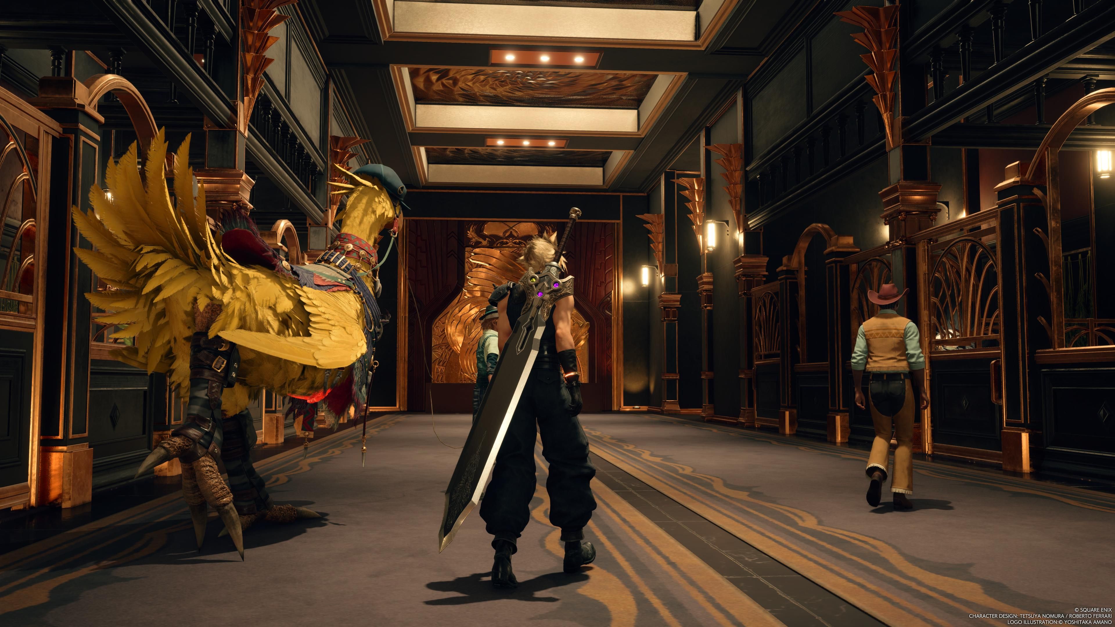 Gold Saucer's chocobo ring in FF7 Rebirth