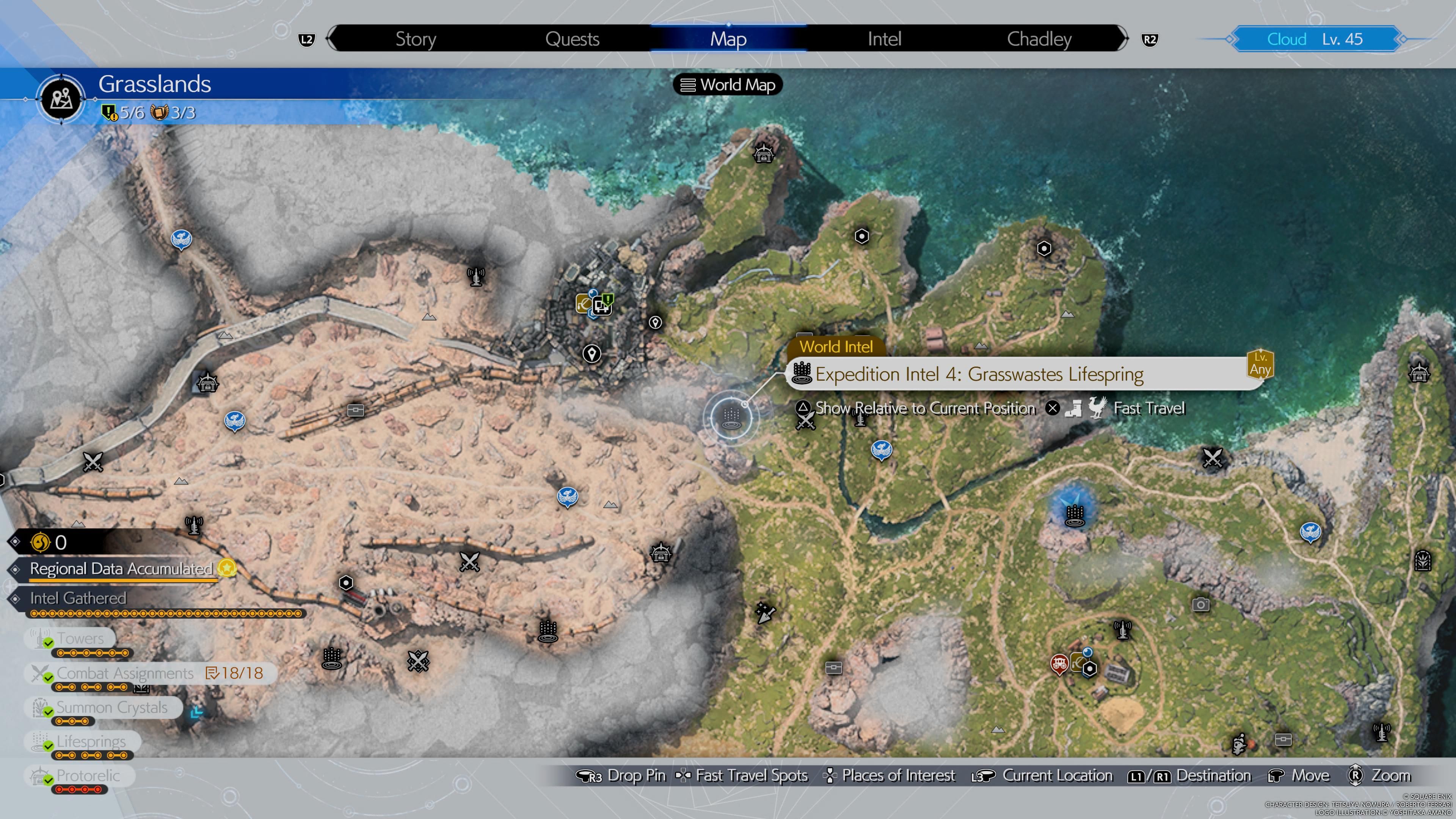 Grasswastes Lifespring in FF7 Rebirth