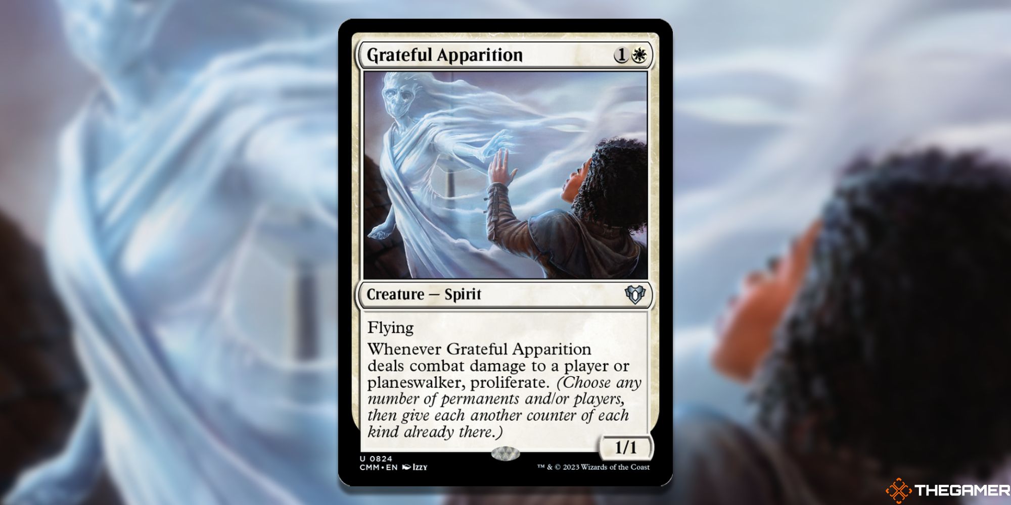 MTG: Grateful Apparition card
