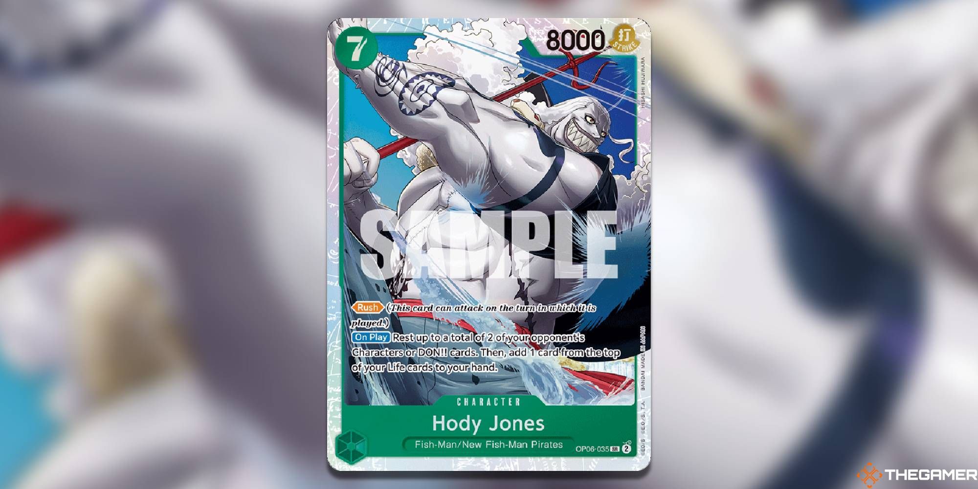hody jones op-06 wings of the captain one piece card game