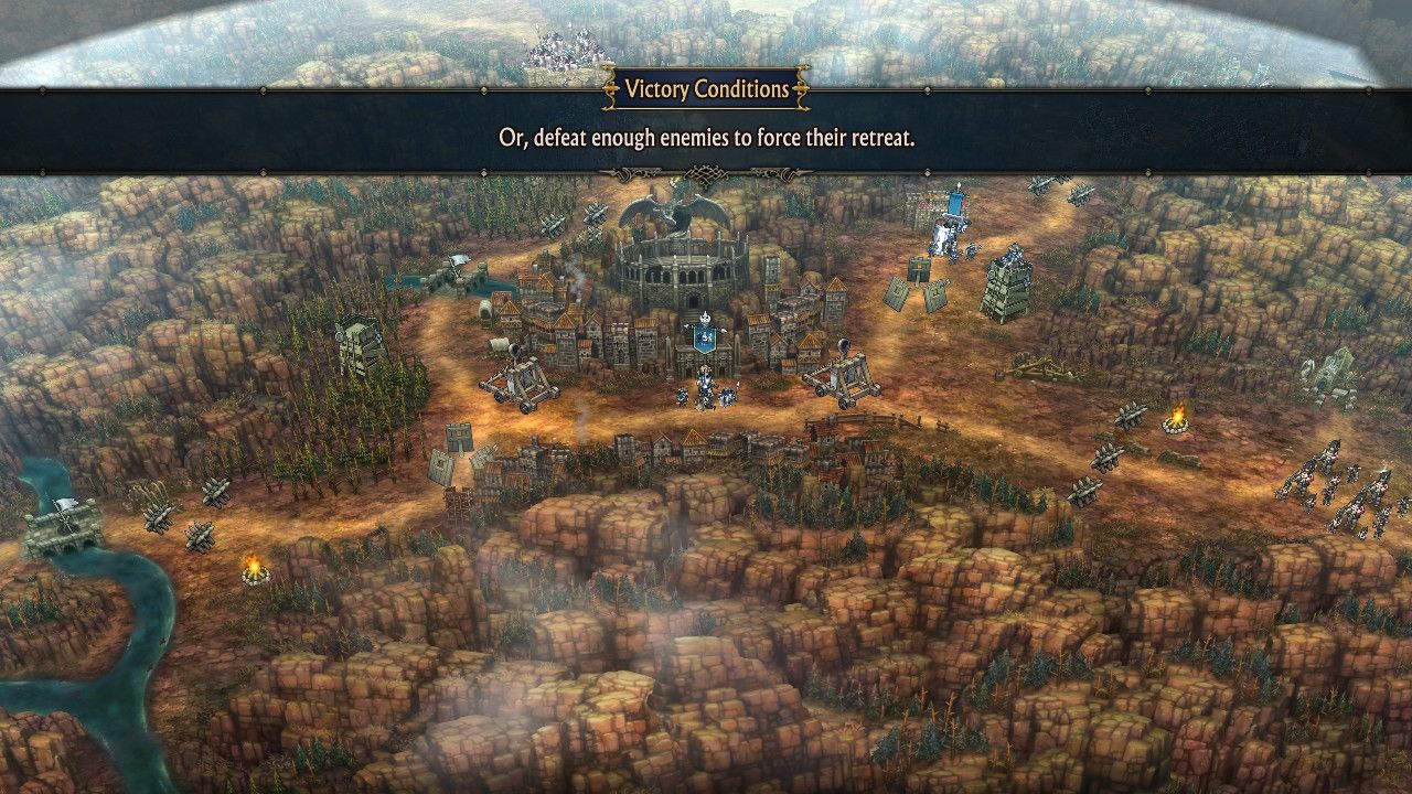 A screenshot of Unicorn Overlord showing the map from Another Prince