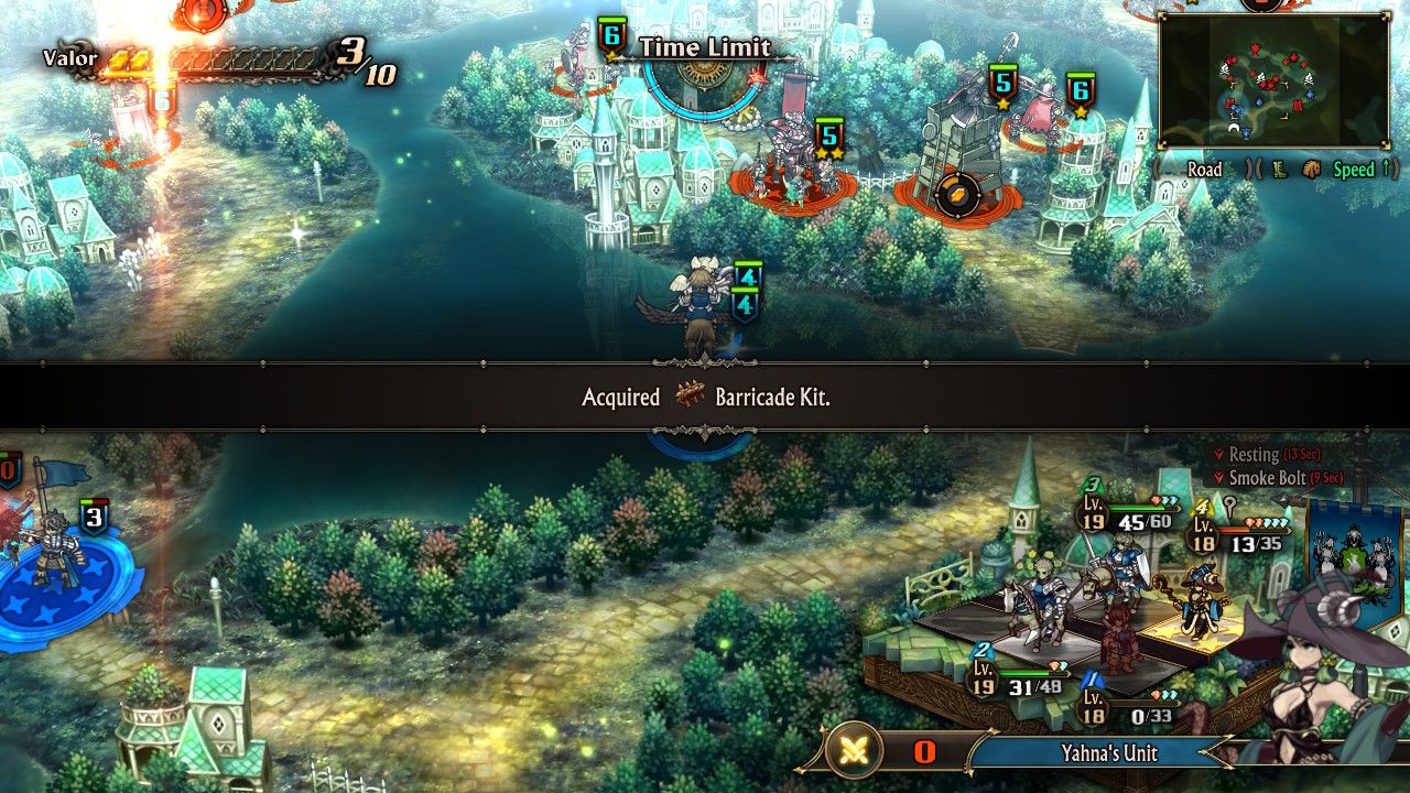A screenshot of the player obtaining a Barricade Kit in Unicorn Overlord
