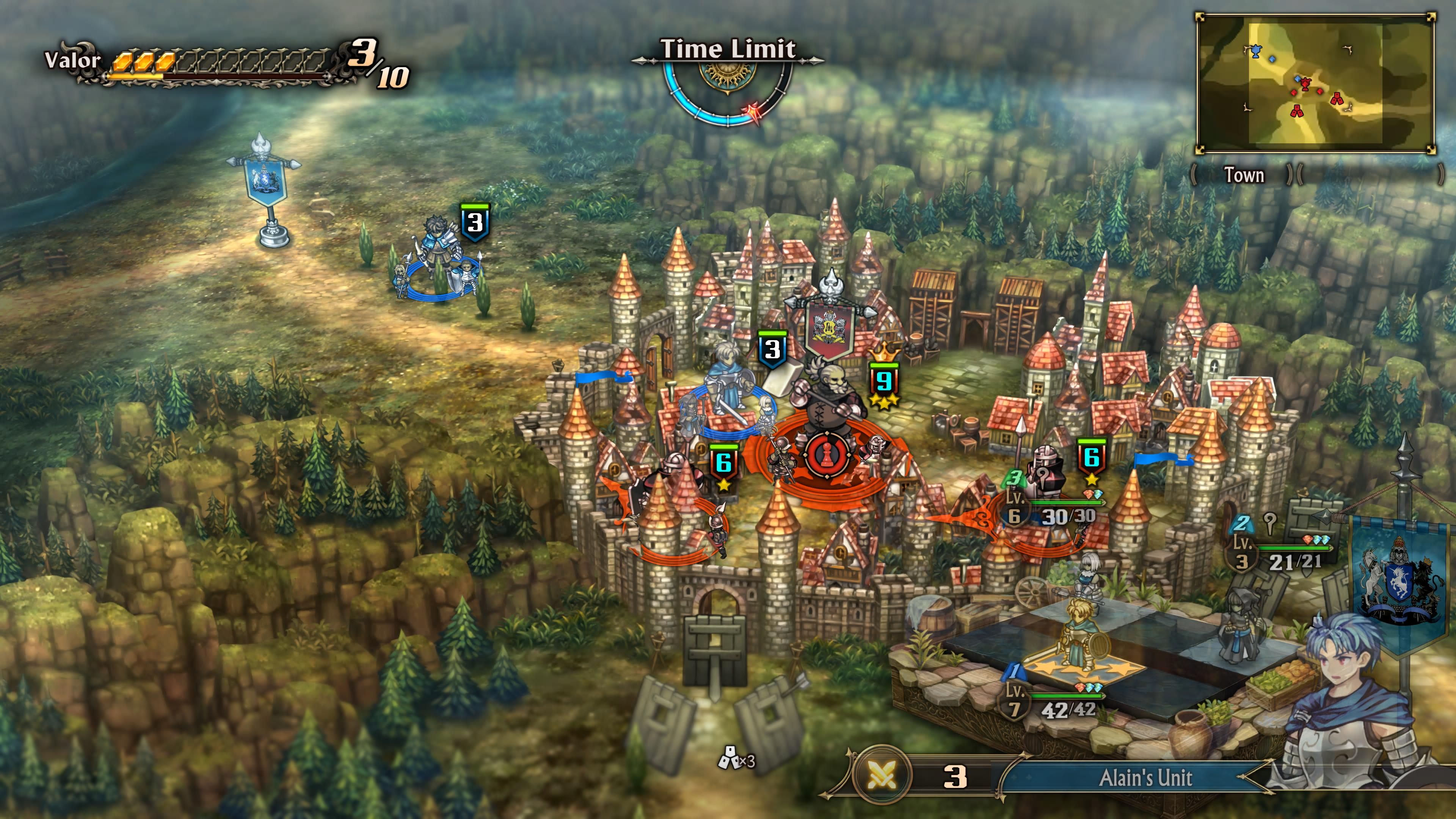 Inside Barbatimo during a battle in Unicorn Overlord