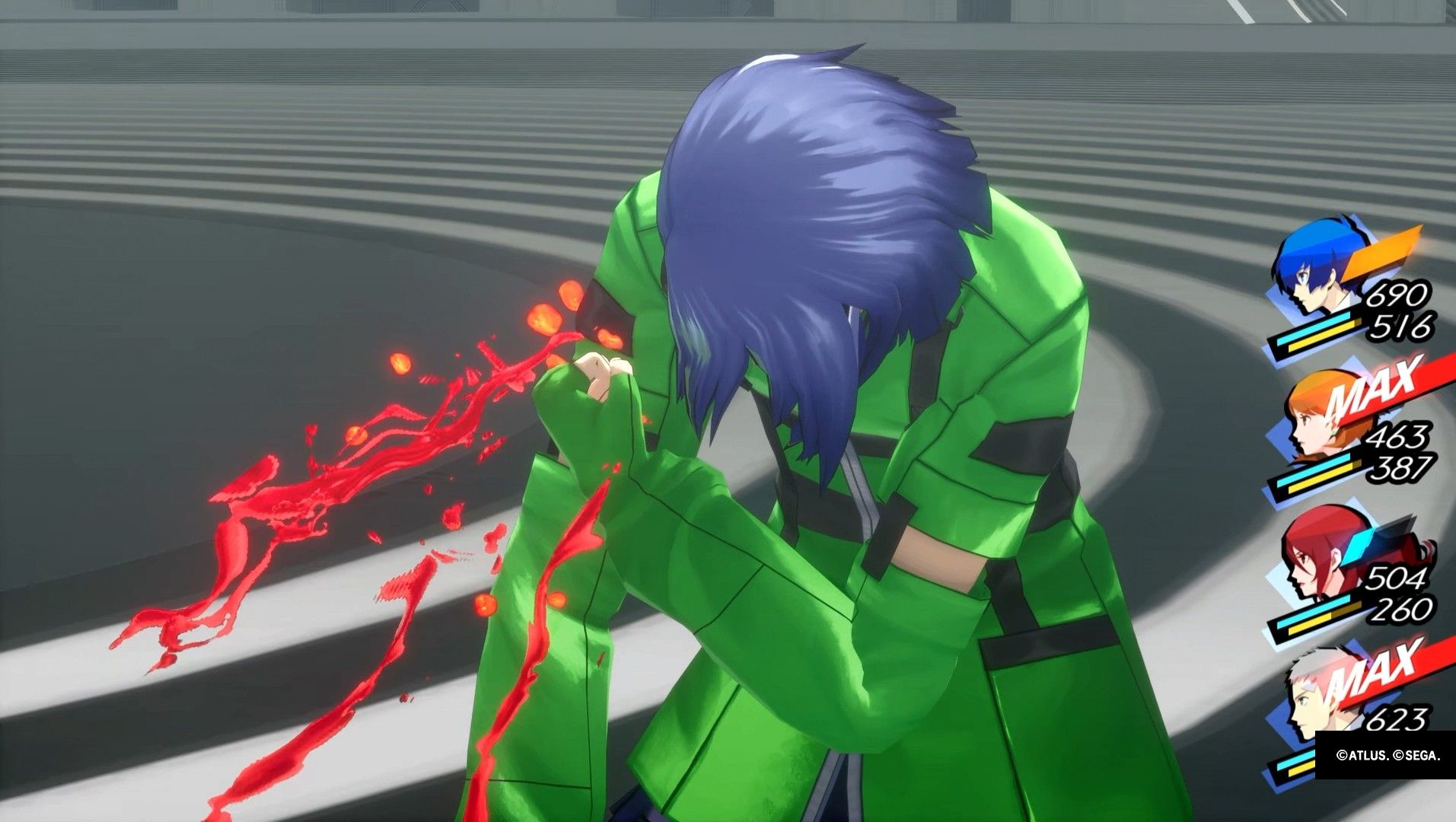 jin using potent stim injection on himself persona 3 reload p3r