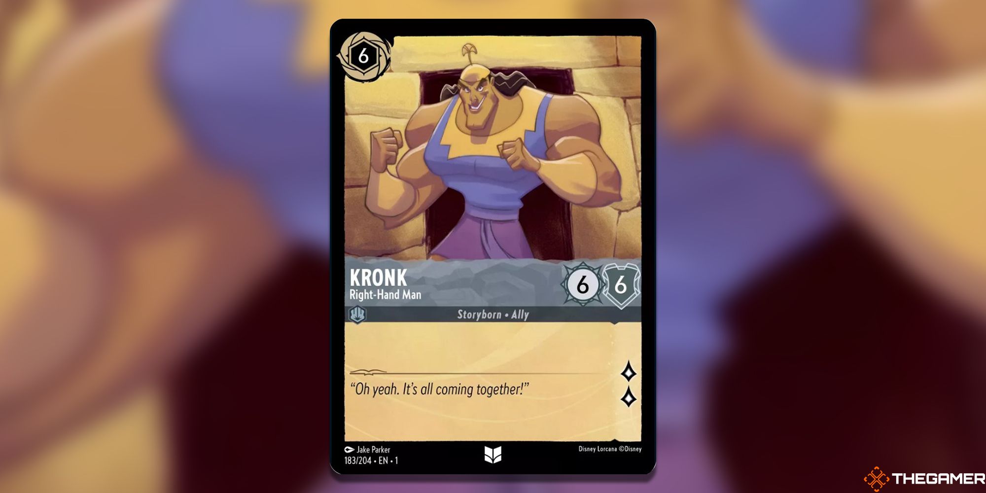 Kronk, Right Hand Man Lorcana Card