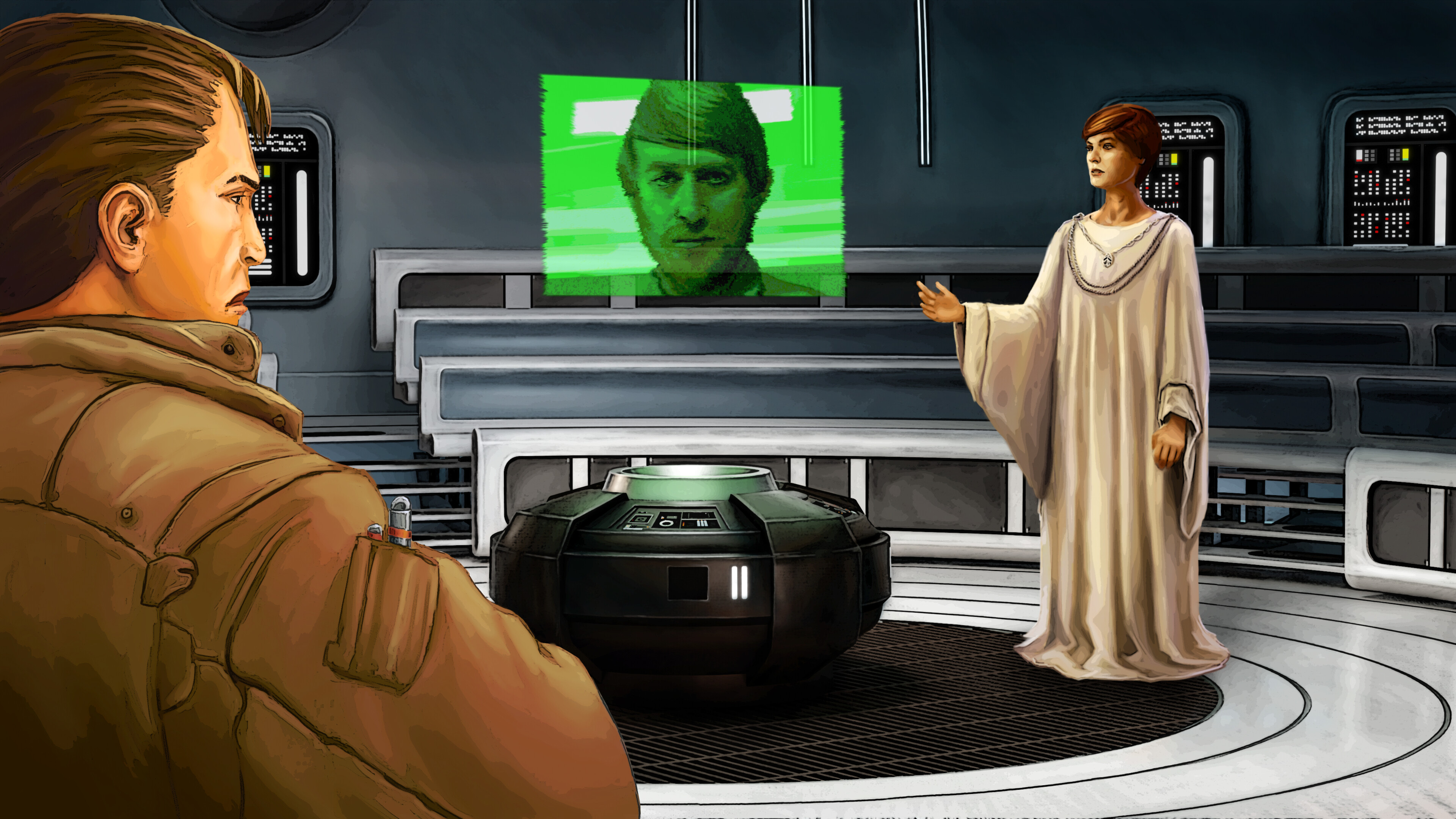 Kyle Katarn in Star Wars Dark Forces Remastered.