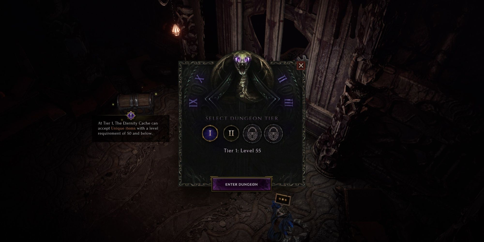 Last Epoch Temporal Sanctum Difficulty Select