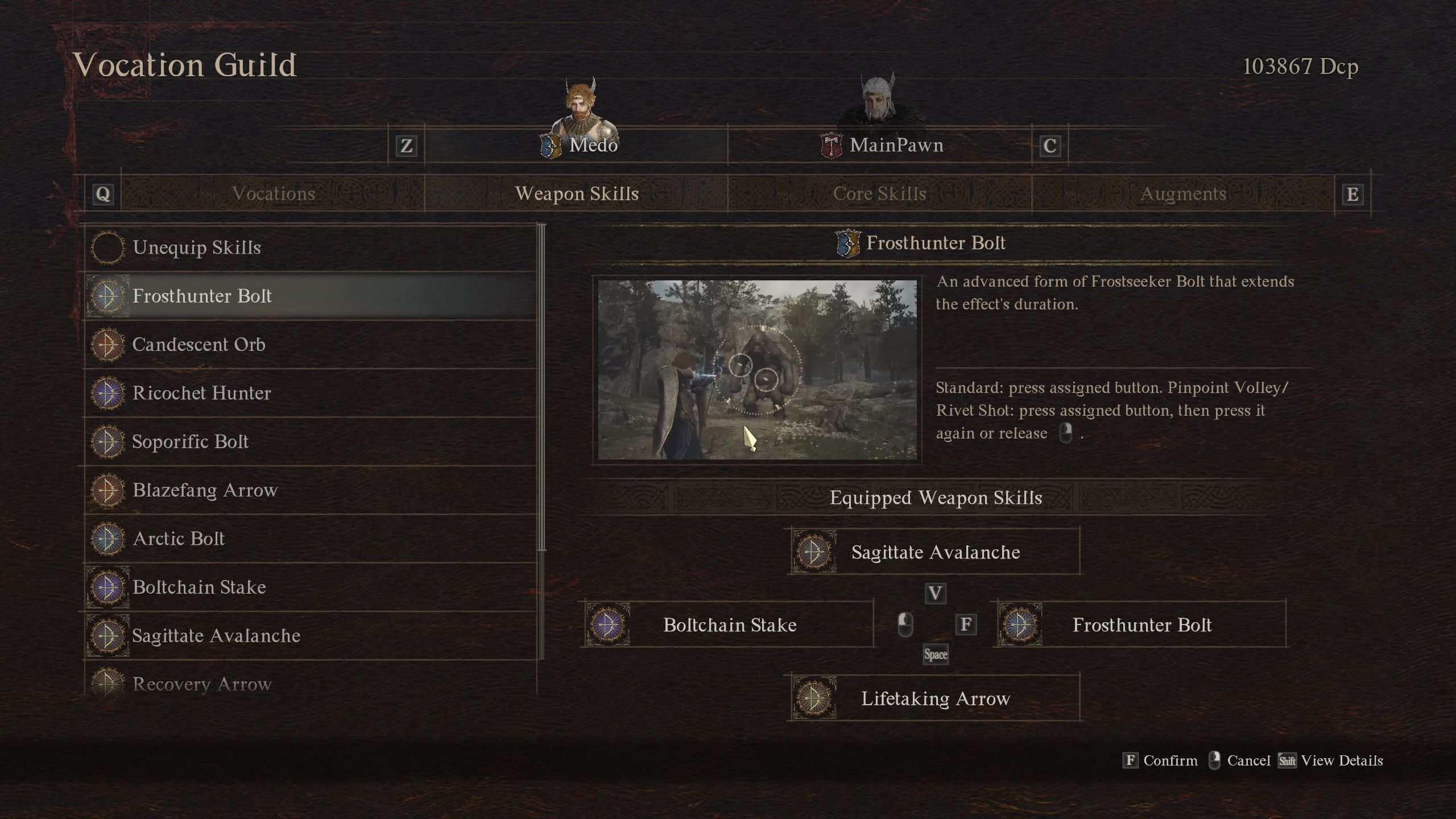 Magick Archer Weapon Skills - Dragon's Dogma 2