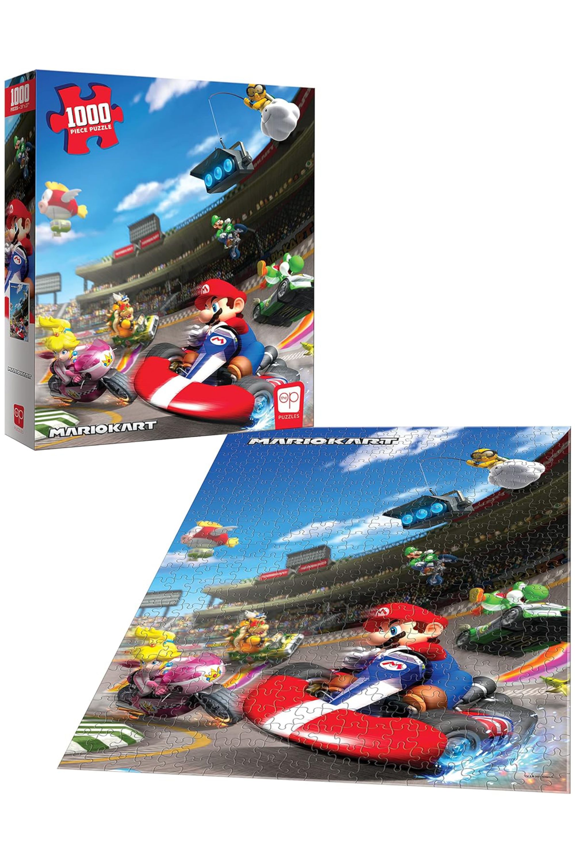 Box And Puzzle Of The Mario Kart Jigsaw