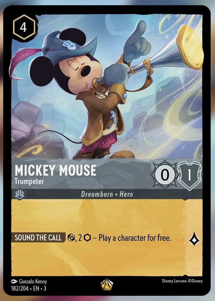 Mickey Mouse, Trumpeter