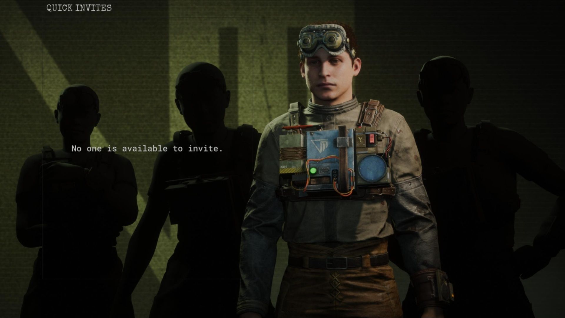 The Quick Search Menu to find people to join in The Outlast Trials