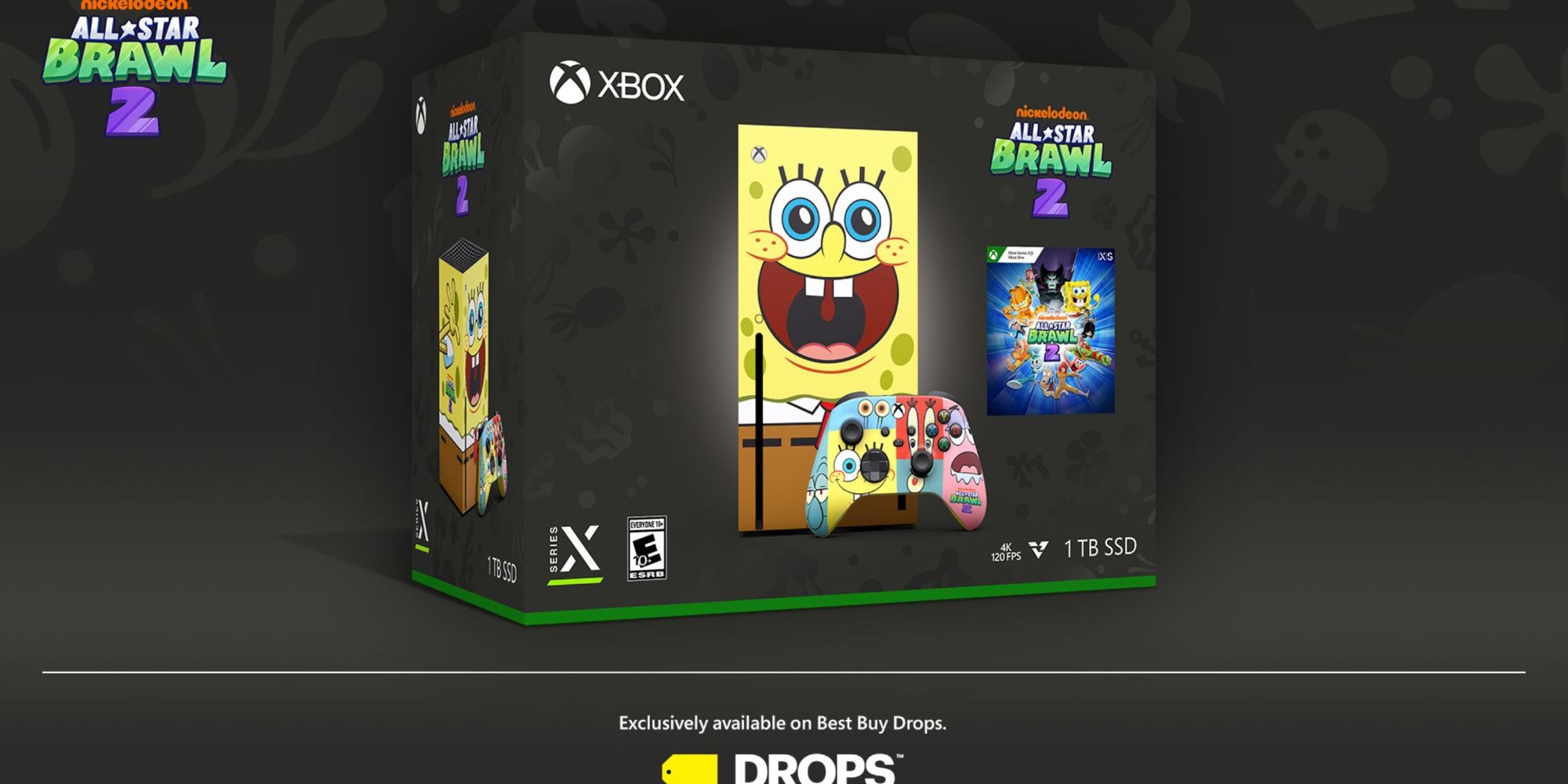 boxed spongebob squarepants series x bundle