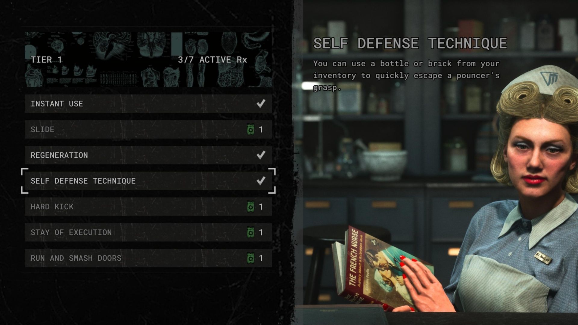 The first tier of upgrades for prescriptions in The Outlast Trials.