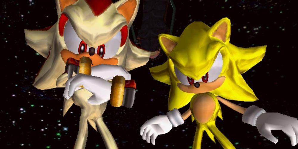 Shadow has joined Sonic in a super form 