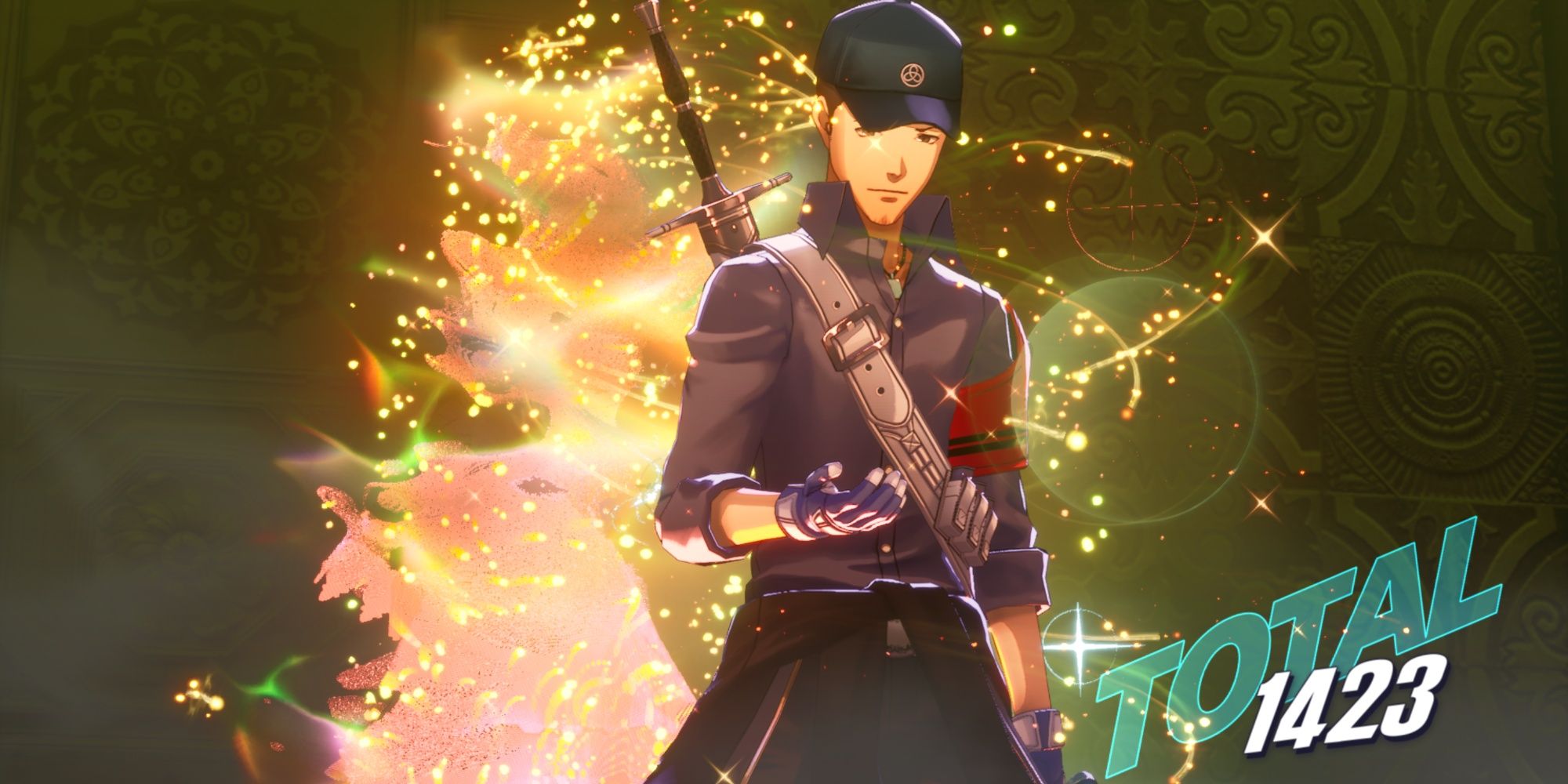 Junpei Standing Back to Back With Chidori