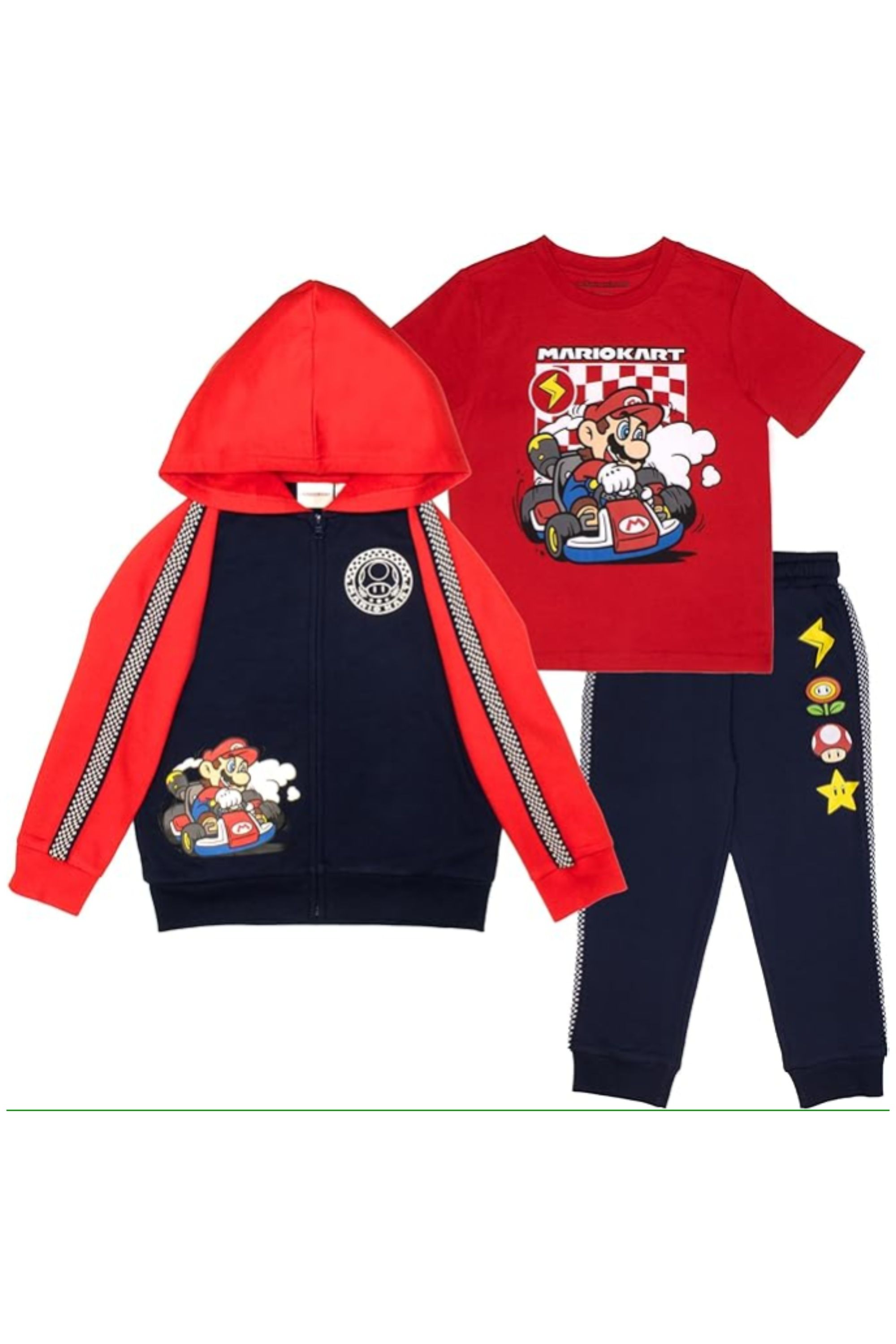 super mario three piece set