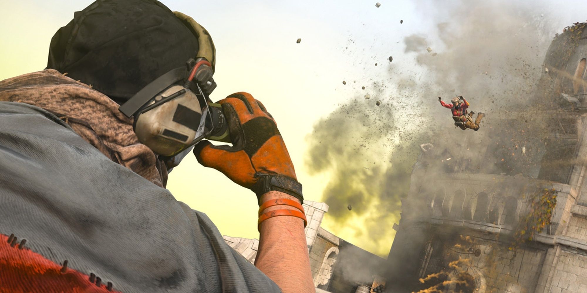 Modern Warfare 3 Fortune's Keep Operator Observing Explosion