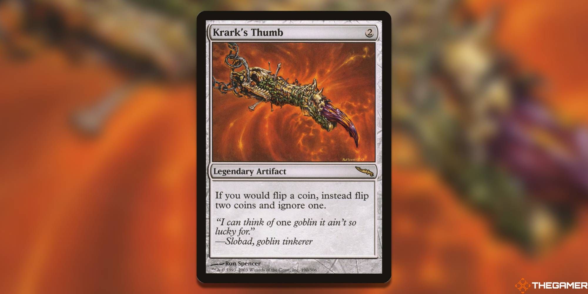 Krark's Thumb Magic: The Gathering card