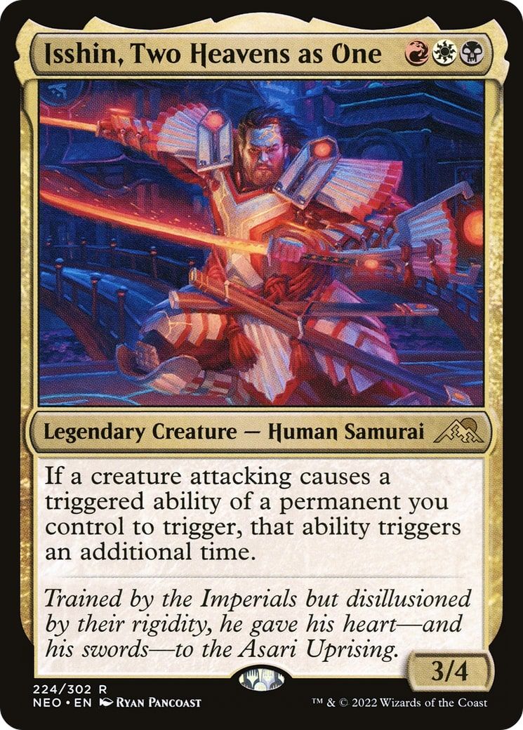 Isshin, Two Heavens as One Magic: The Gathering card