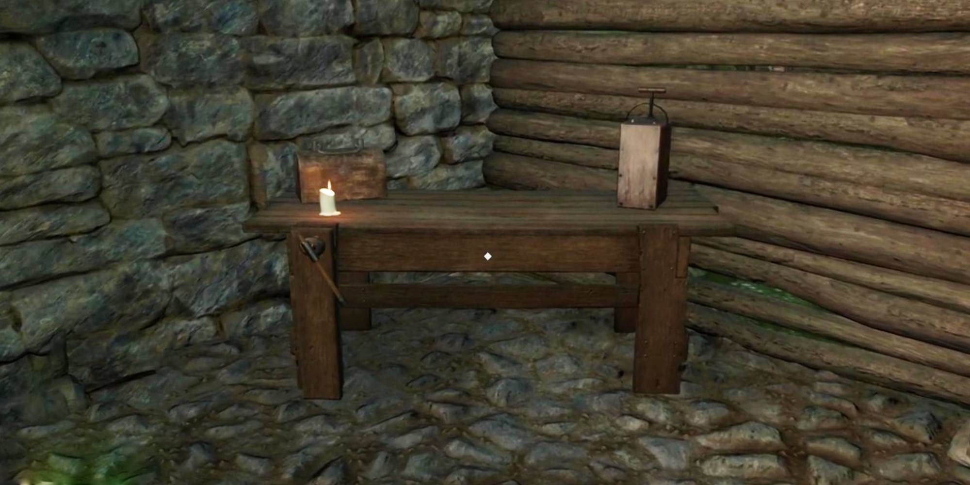 Nightingale a Refined Workbench with augmentations on its surface