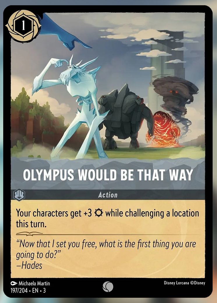 Olympus Would Be That Way