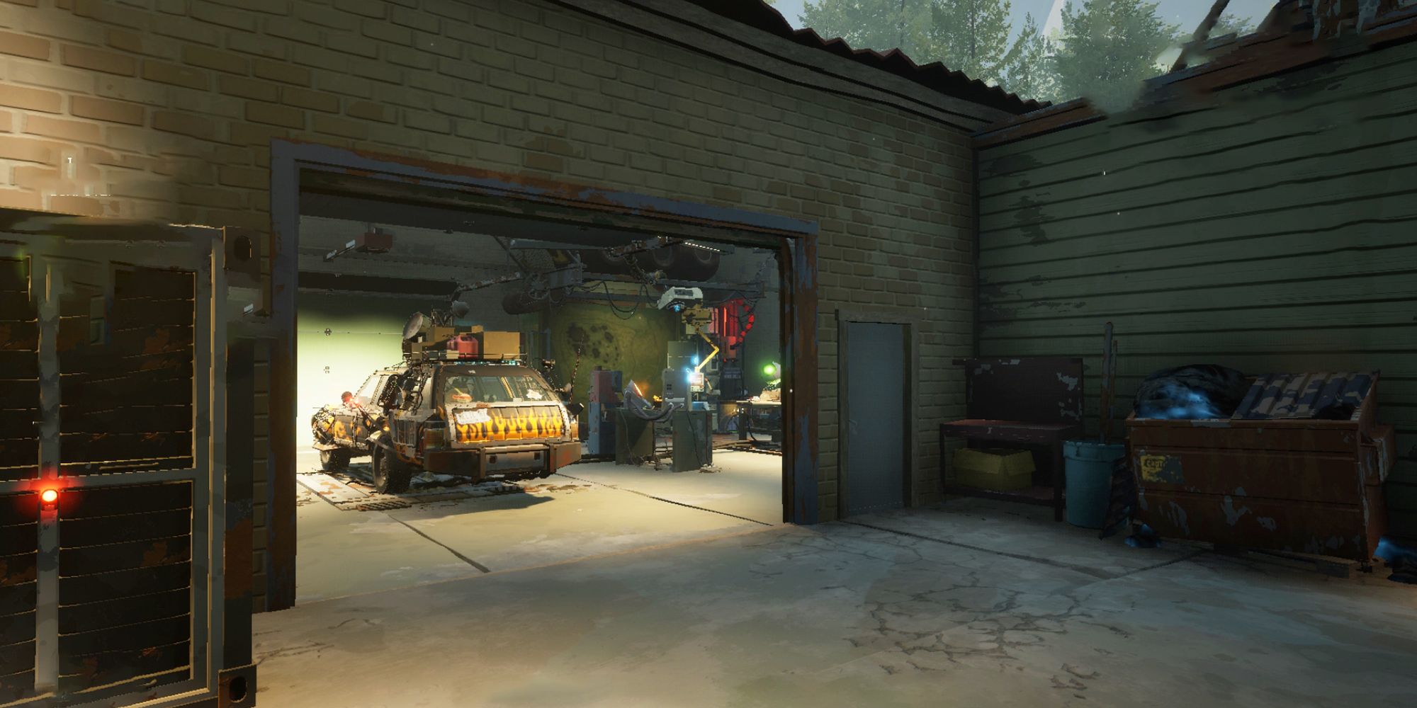 Oppy's Auto shop location in Pacific Drive