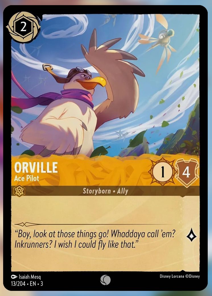 Orville, Ace Pilot