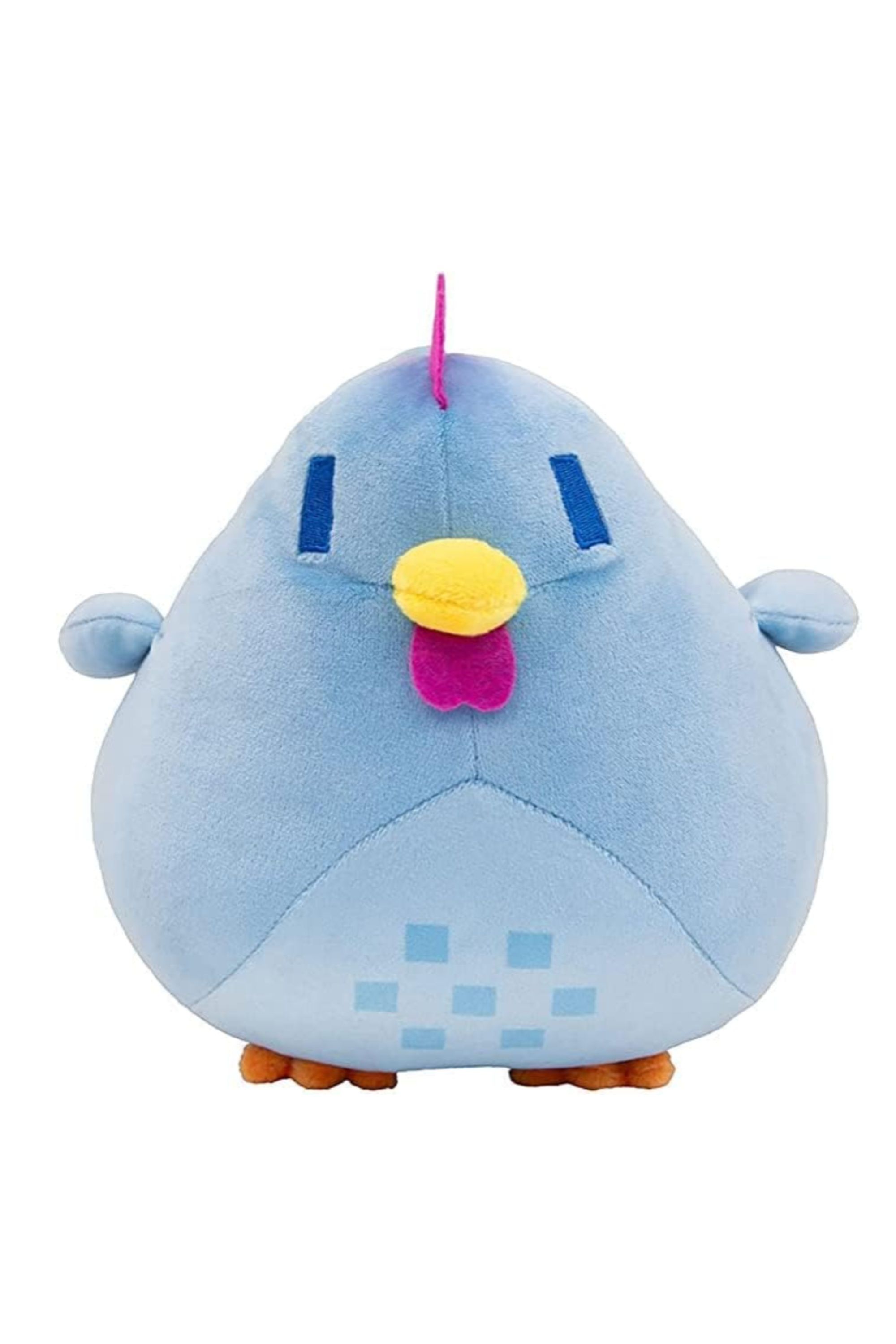 An OZIF-brand Stardew Valley blue chicken plush against a white background.