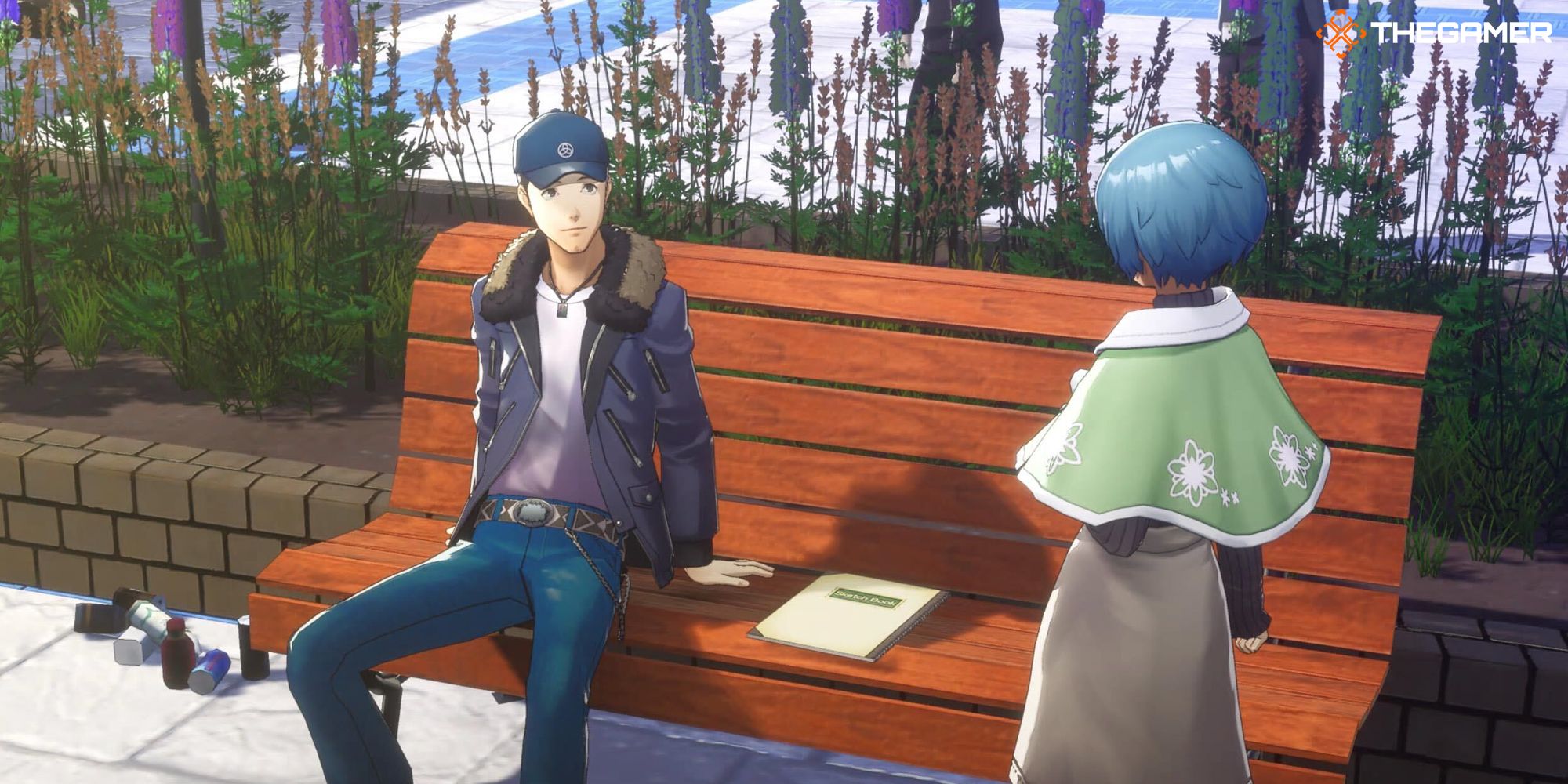 Persona 3 Reload Fuuka and Junpei at Port Island Station