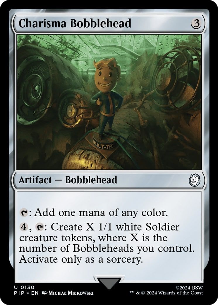 Charisma Bobblehead Magic: The Gathering card