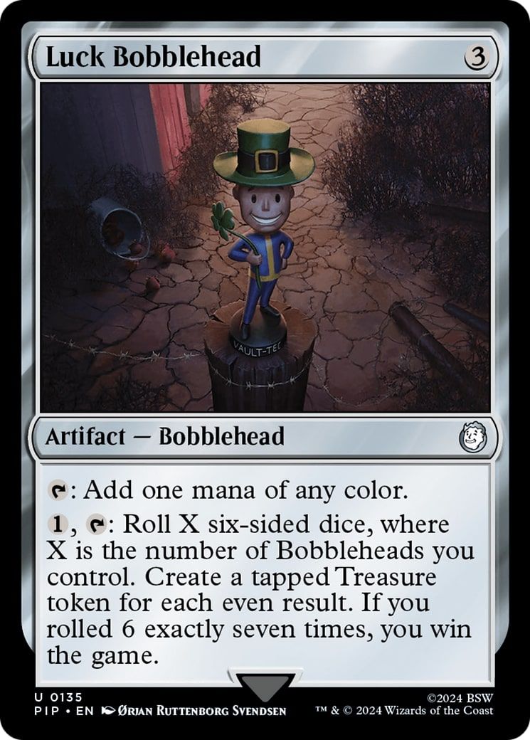 Luck Bobblehead Magic: The Gathering card