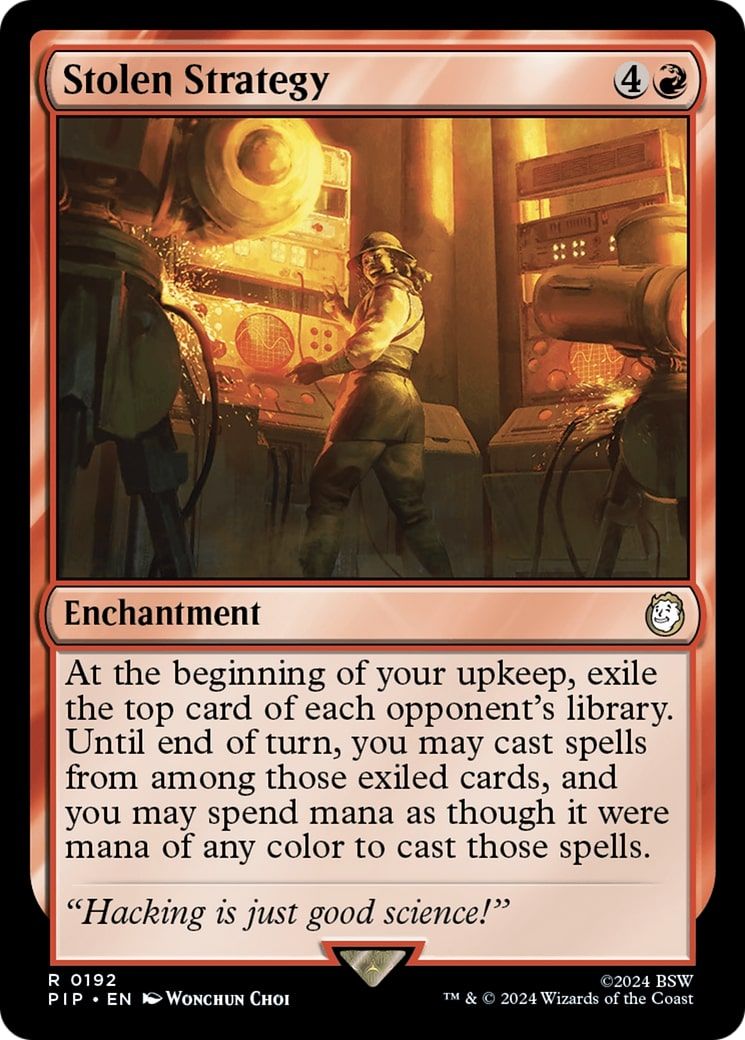 Stolen Strategy Magic: The Gathering card