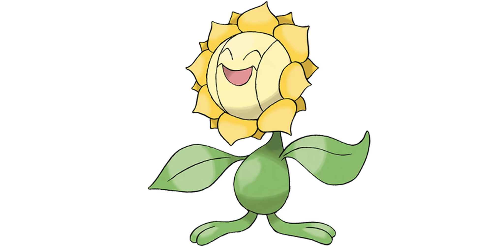 Pokemon Sugimori Artwork Of Sunflora
