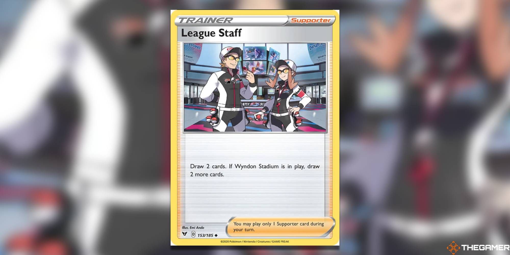 Pokemon TCG League Staff Card