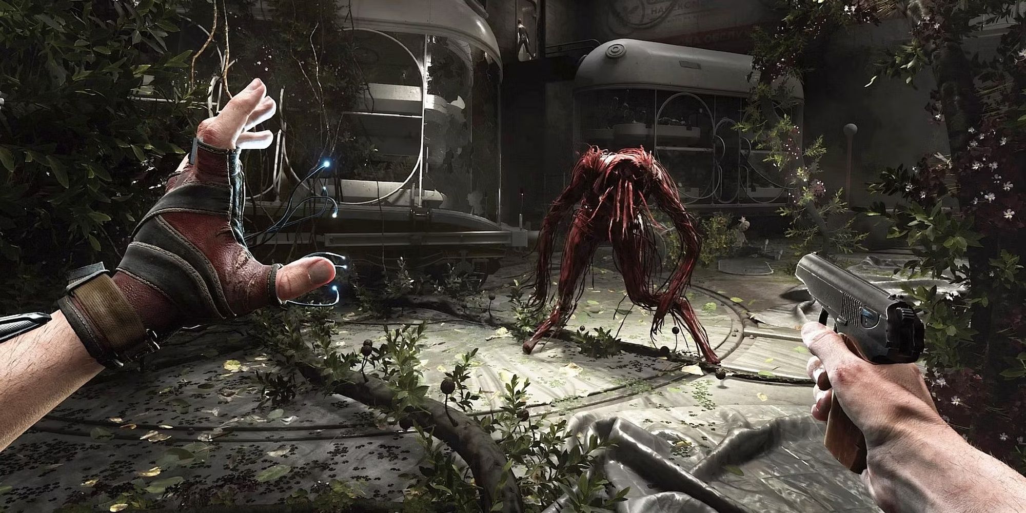 Atomic Heart: A Bio Mutant Attacking P3 In The Garden Labs