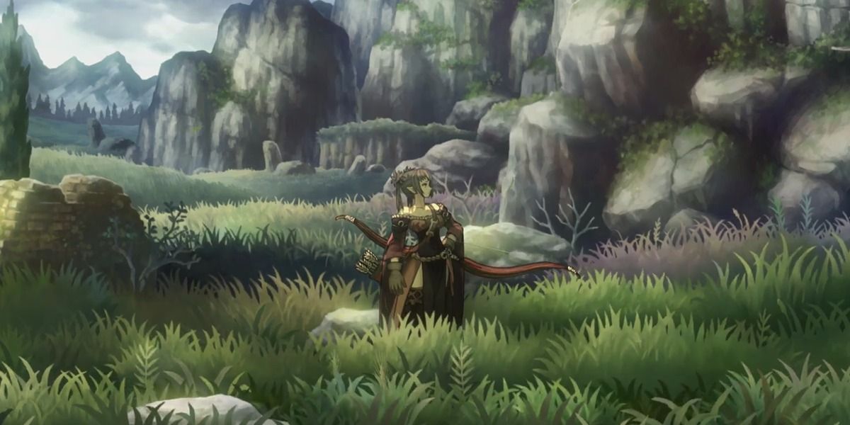 Ridiel, The Elven Archer in Unicorn Overlord.
