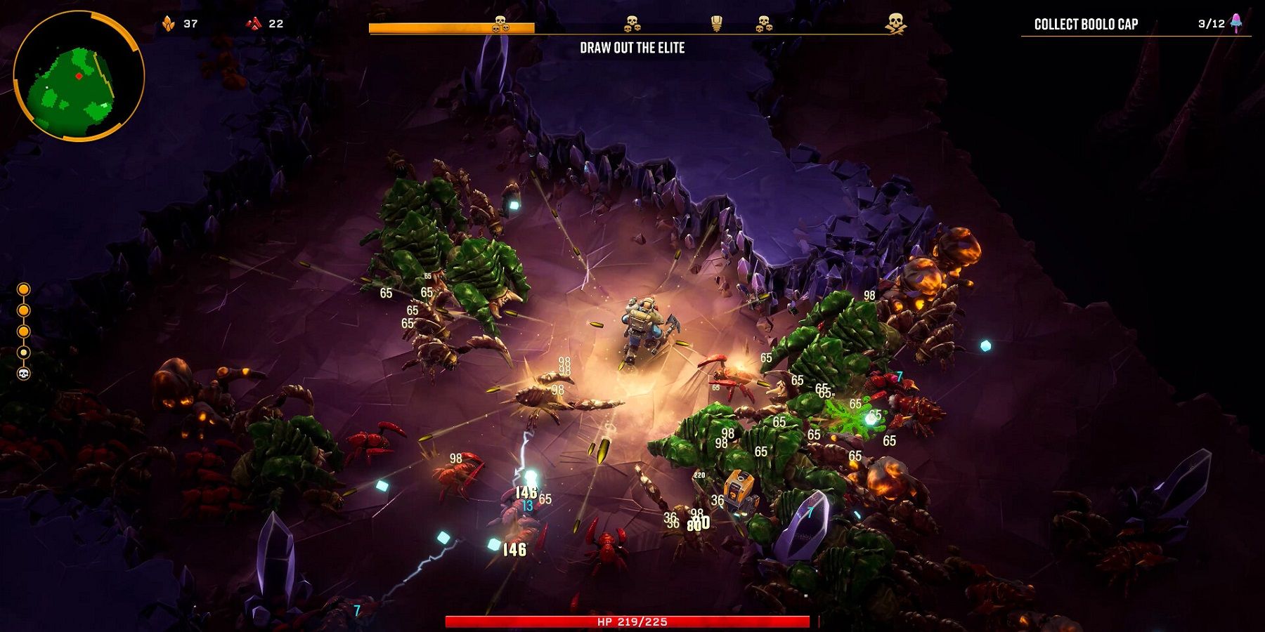The Scout running in Deep Rock Galactic: Survivor