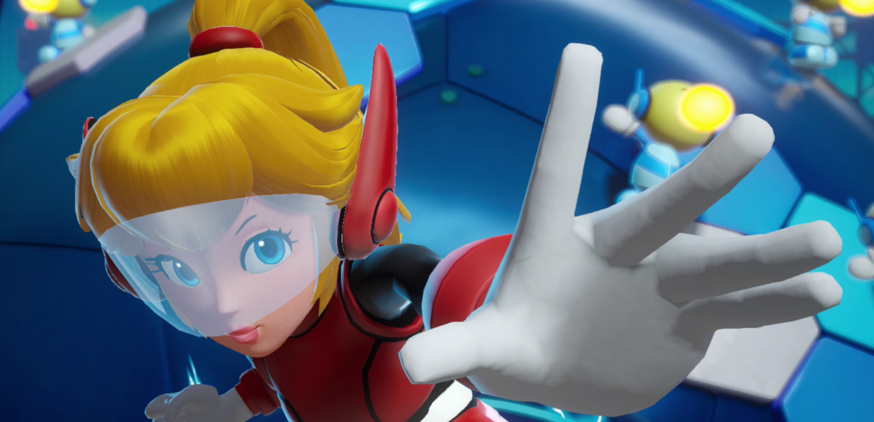 Princess Peach Showtime Mighty Peach aiming a punch