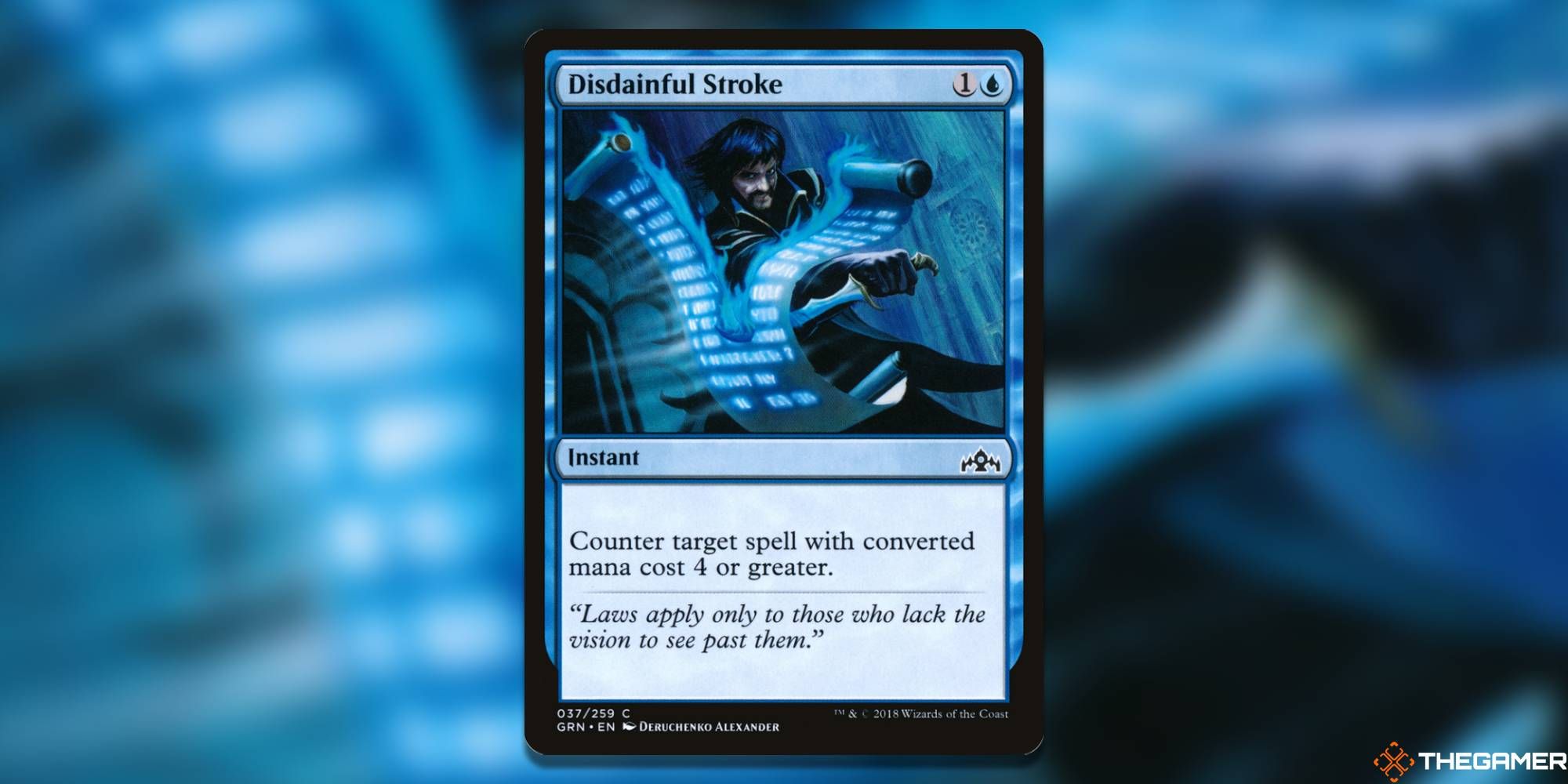 Screenshot of Disdainful Stroke MTG Guilds of Ravnica