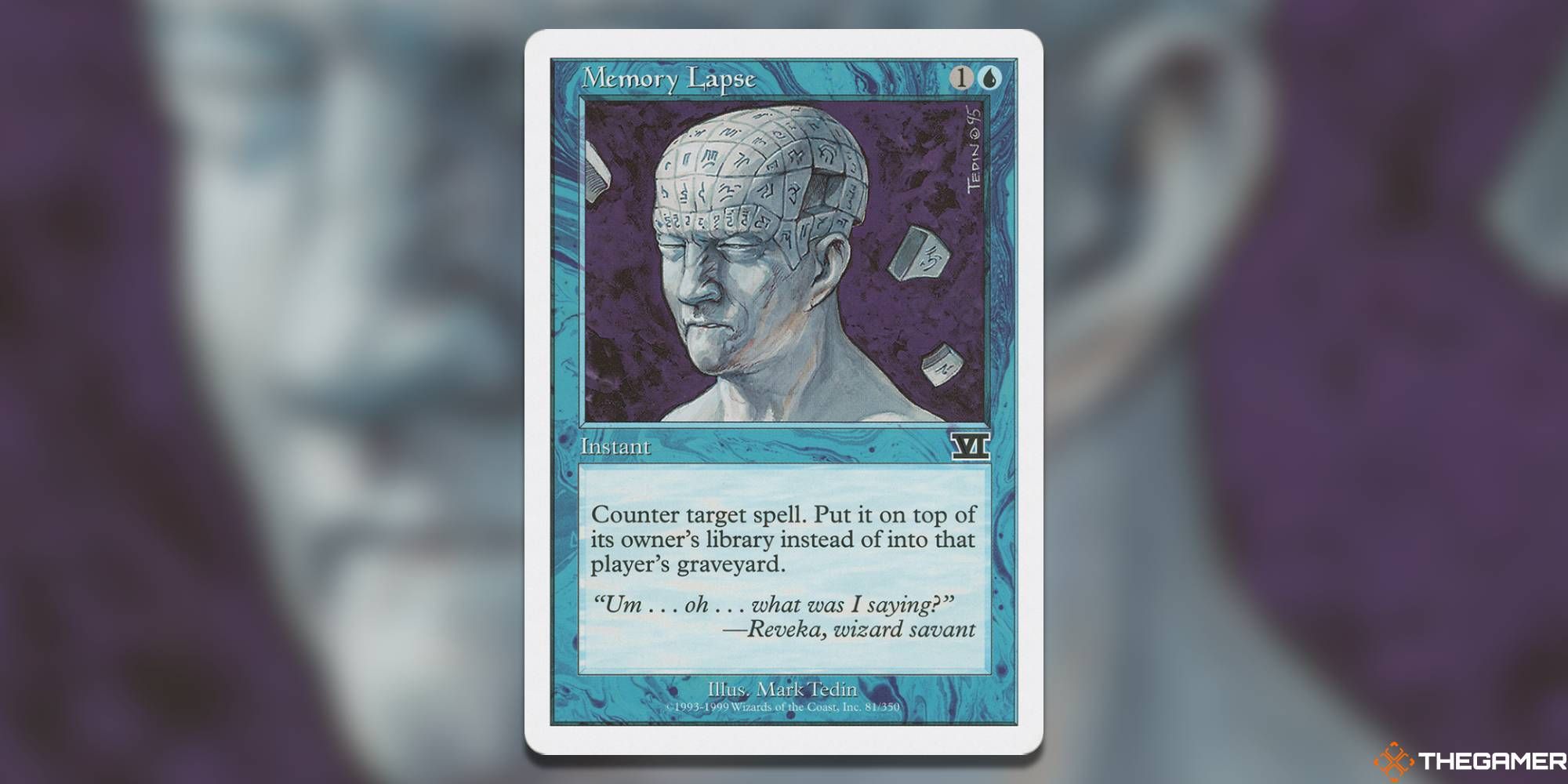 Screenshot of Memory Lapse MTG Sixth Edition