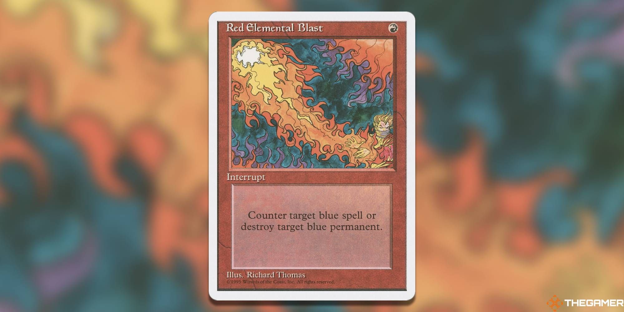 Screenshot of Red Elemental Blast from MTG Fourth Edition