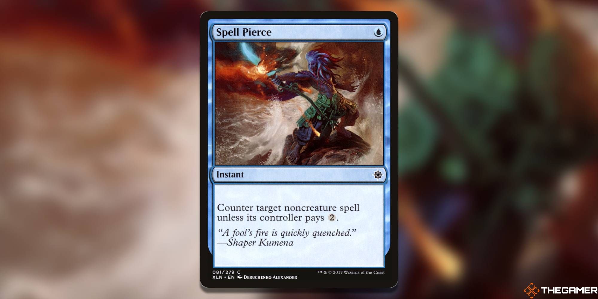 Screenshot of Spell Pierce from MTG Ixalan