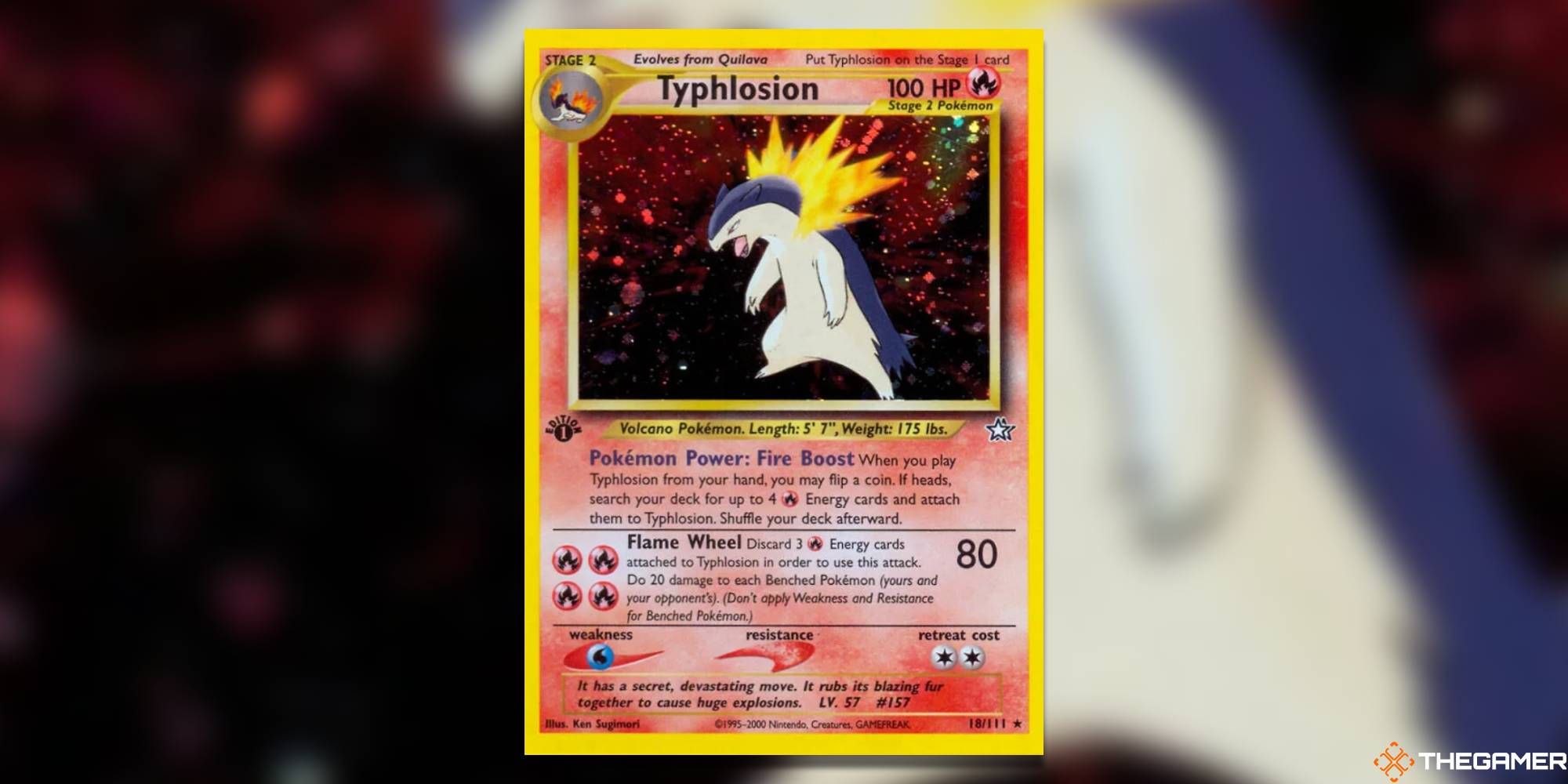 Screenshot of Typhlosion 18 Pokemon TCG 18