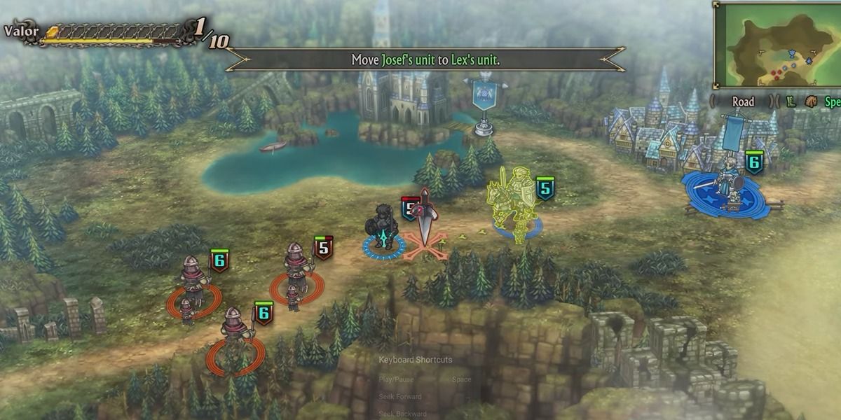 Use a Silver Hourglass to get out of rest quickly in Unicorn Overlord.