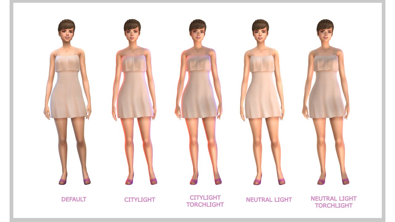 The CAS Lighting Mod in Sims 4 CAS