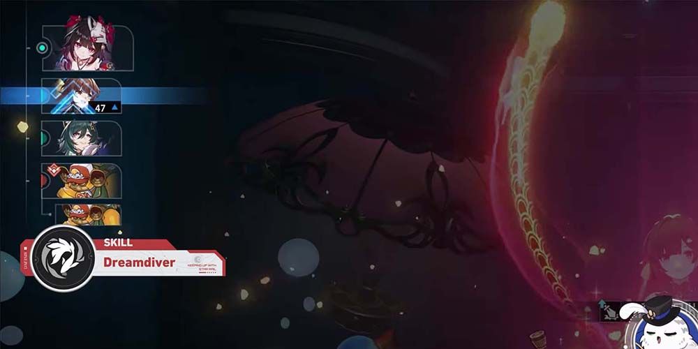 Sparkle performing her Skill and causing Sushang's action Advance Forward - Honkai Star Rail-1