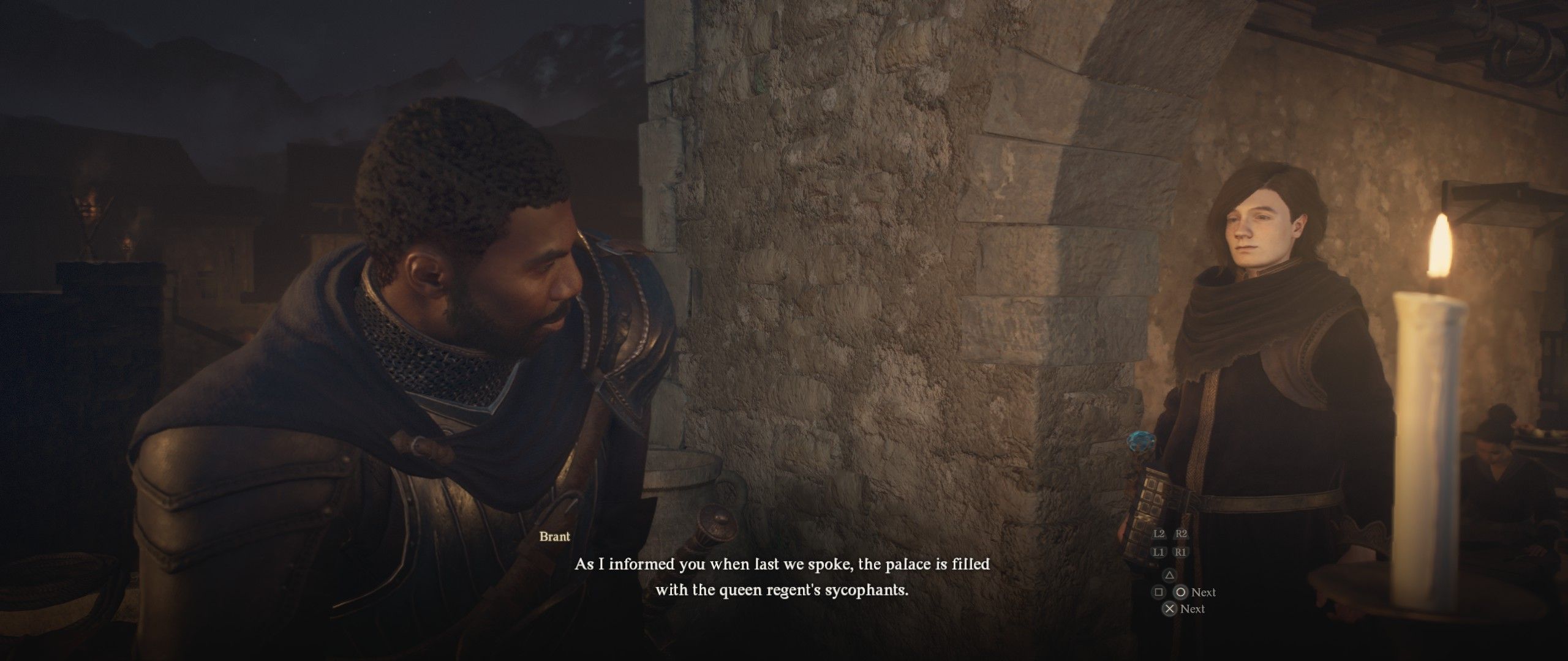 Speaking to Captain Brant in Dragon's Dogma 2