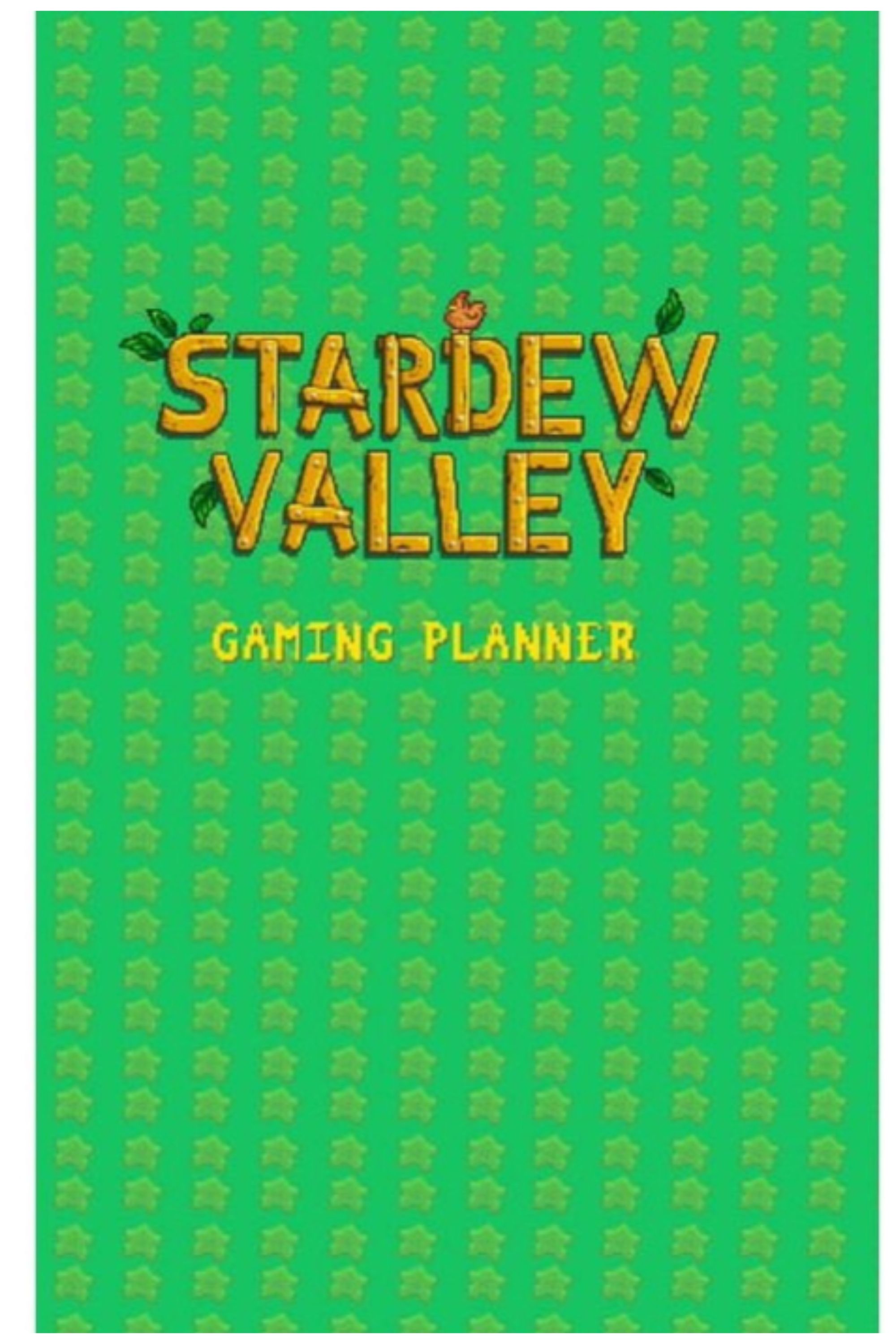 The cover of Yellowroom Studios' Stardew Valley Gaming Planner.